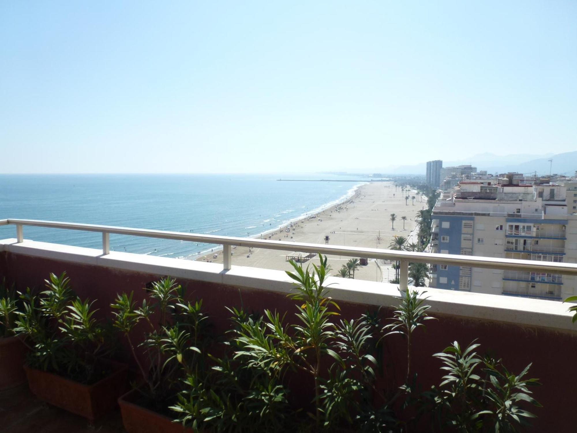 Espectacular Terraza Y Vistas En 1A Linea De Playa Leilighet Cullera Eksteriør bilde